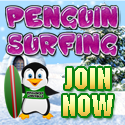 Penguin Surfing